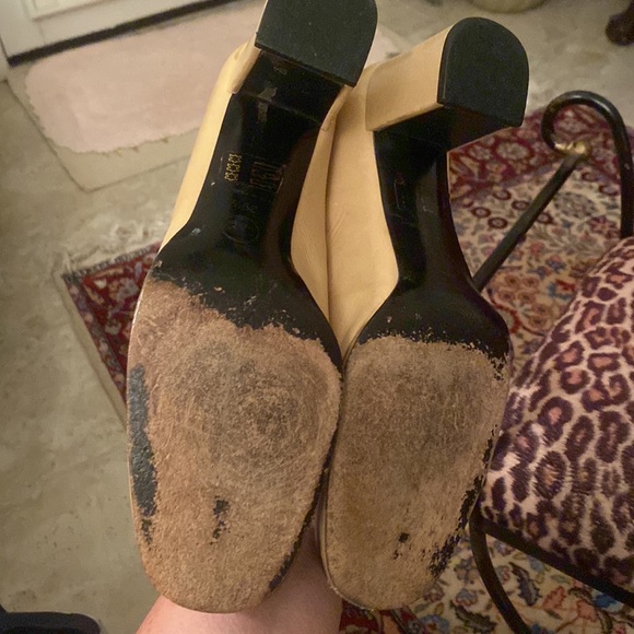 CHANEL camel color and black toe shoe - Picture 9 of 10